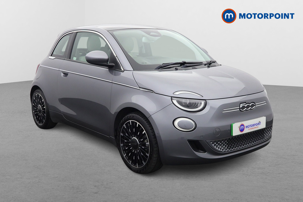 Fiat 500 La Prima Automatic Electric Hatchback - Stock Number (1613590) - Drivers side front corner