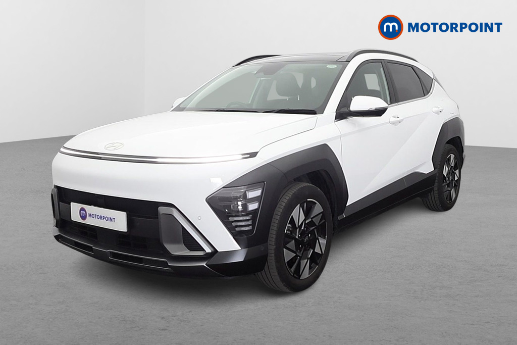 Hyundai Kona Ultimate Automatic Petrol-Electric Hybrid SUV - Stock Number (1617361) - Passenger side front corner
