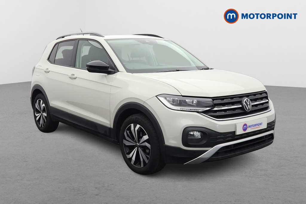 Volkswagen T-Cross Black Edition Manual Petrol SUV - Stock Number (1622517) - Drivers side front corner