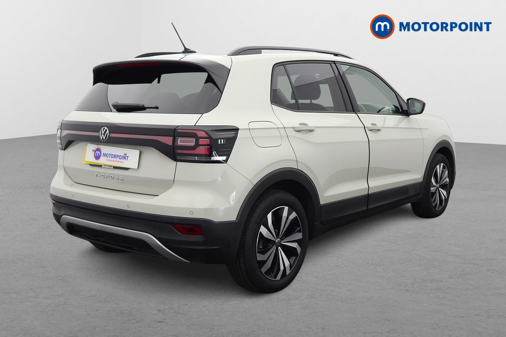 Volkswagen T-Cross Black Edition Manual Petrol SUV - Stock Number (1622517) - Drivers side rear corner