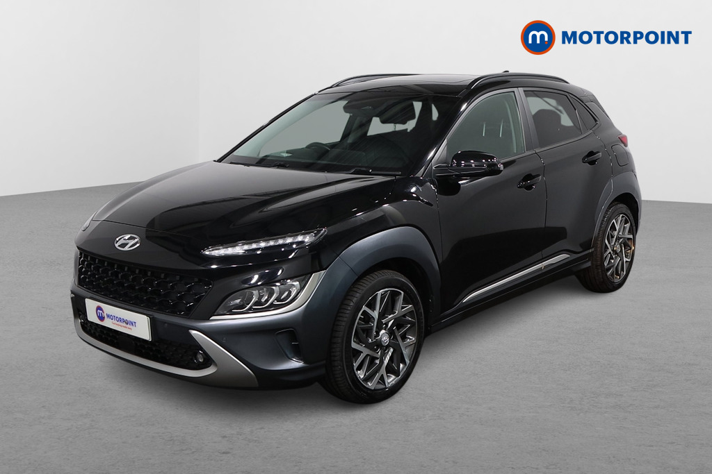 Hyundai Kona Ultimate Automatic Petrol-Electric Hybrid SUV - Stock Number (1624765) - Passenger side front corner