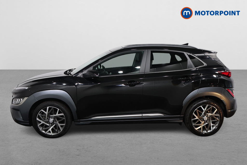 Hyundai Kona Ultimate Automatic Petrol-Electric Hybrid SUV - Stock Number (1624765) - Passenger side
