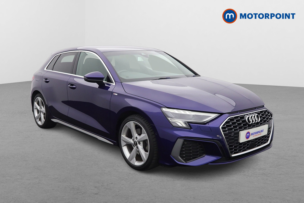 Audi A3 S Line Automatic Petrol Hatchback - Stock Number (1626478) - Drivers side front corner