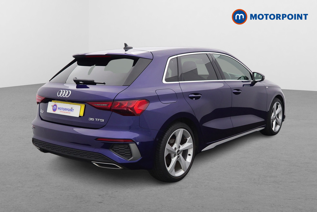 Audi A3 S Line Automatic Petrol Hatchback - Stock Number (1626478) - Drivers side rear corner