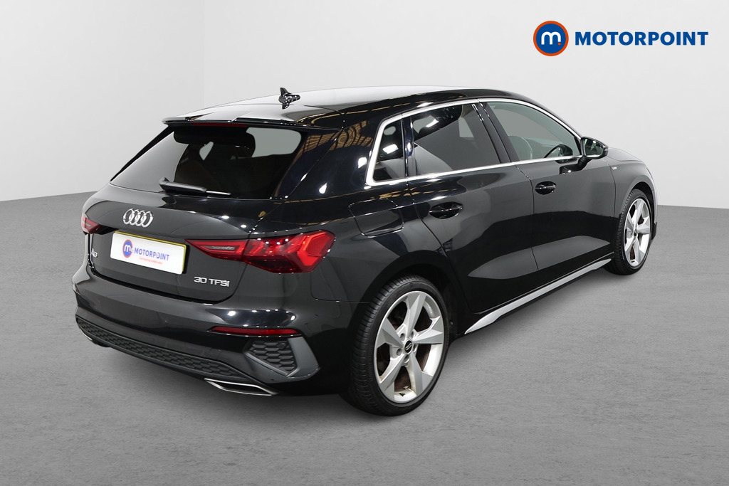 Audi A3 S Line Manual Petrol Hatchback - Stock Number (1619787) - Drivers side rear corner
