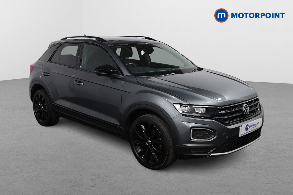 Volkswagen T-Roc Black Edition Automatic Petrol SUV - Stock Number (1623443) - Drivers side front corner