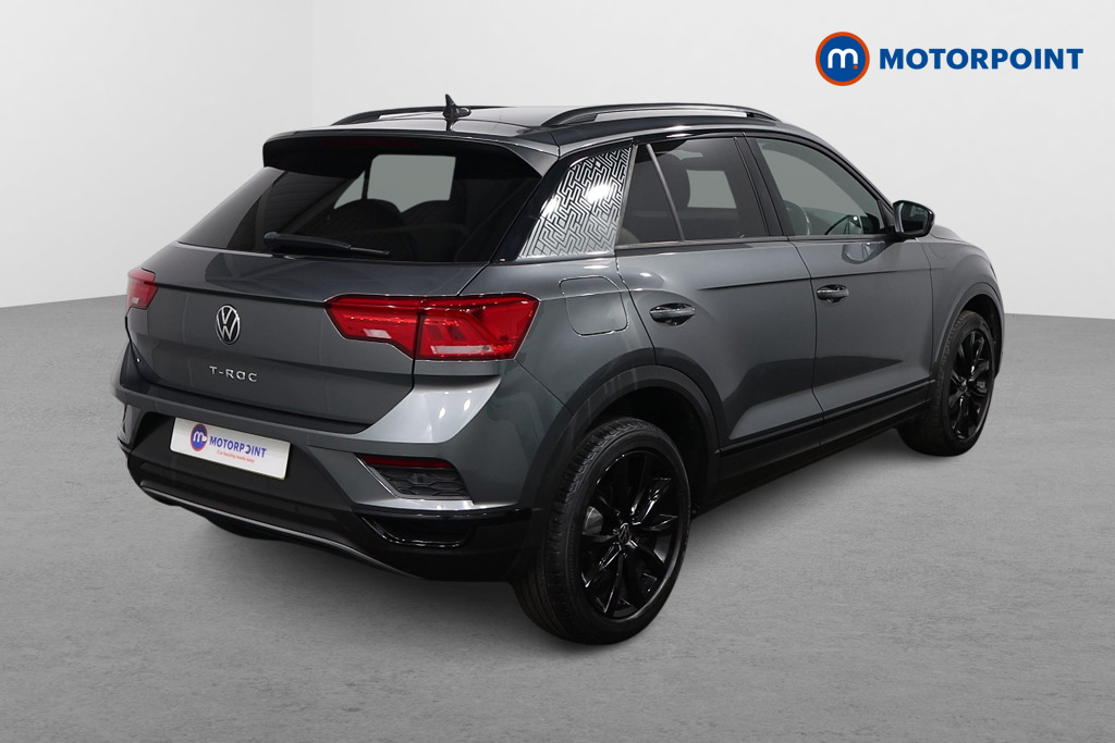 Volkswagen T-Roc Black Edition Automatic Petrol SUV - Stock Number (1623443) - Drivers side rear corner