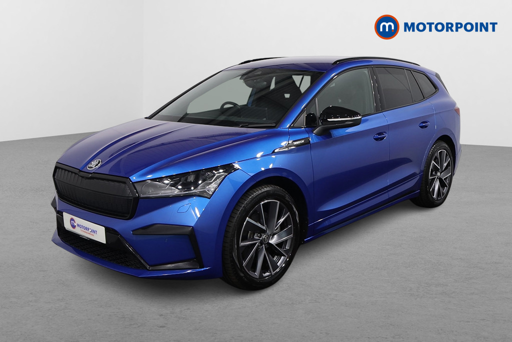 Skoda Enyaq Sportline Plus Automatic Electric SUV - Stock Number (1625217) - Passenger side front corner