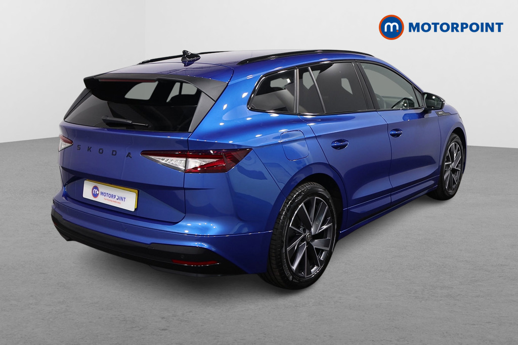 Skoda Enyaq Sportline Plus Automatic Electric SUV - Stock Number (1625217) - Drivers side rear corner