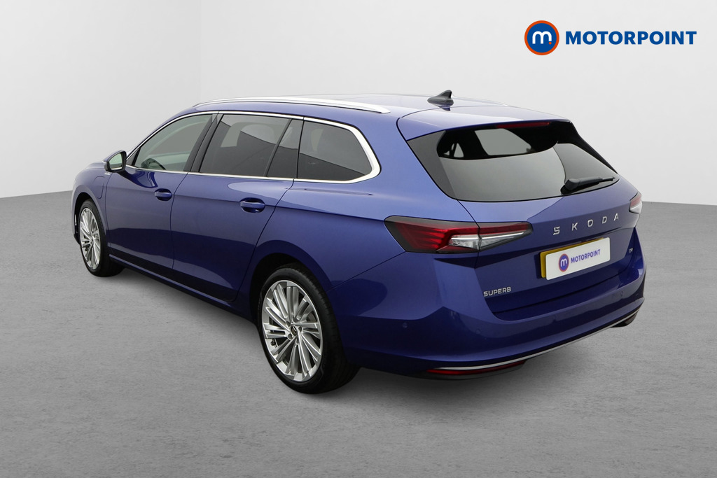 Skoda Superb Laurin -Plus Klement Automatic Petrol Plug-In Hybrid Estate - Stock Number (1626062) - Passenger side rear corner