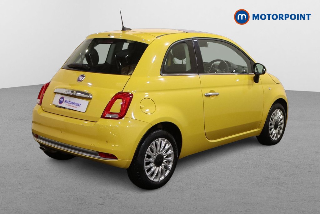Fiat 500 Lounge Manual Petrol Hatchback - Stock Number (1612284) - Drivers side rear corner