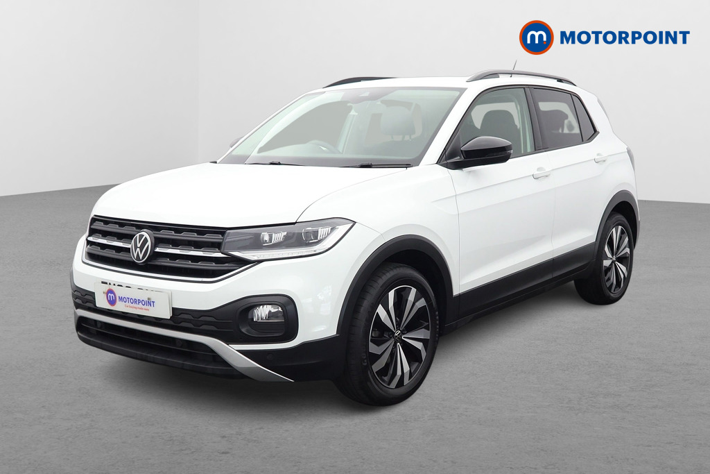 Volkswagen T-Cross Black Edition Manual Petrol SUV - Stock Number (1620381) - Passenger side front corner