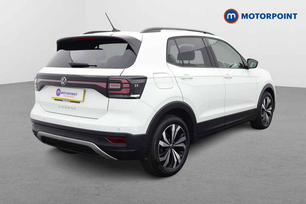 Volkswagen T-Cross Black Edition Manual Petrol SUV - Stock Number (1620381) - Drivers side rear corner
