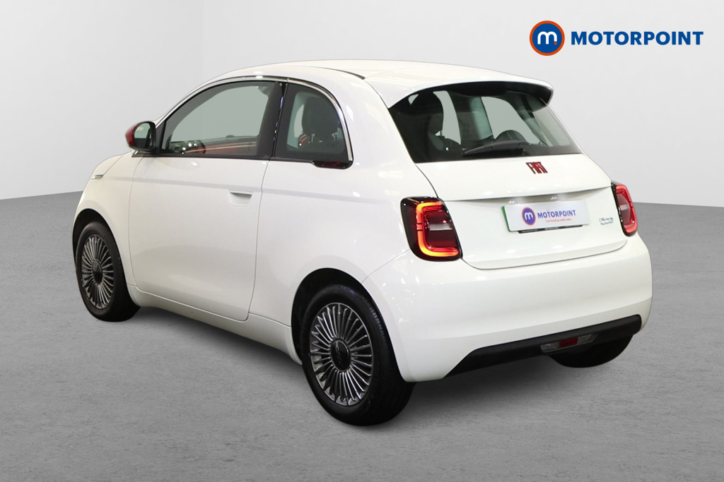 Fiat 500 RED Automatic Electric Hatchback - Stock Number (1622607) - Passenger side rear corner