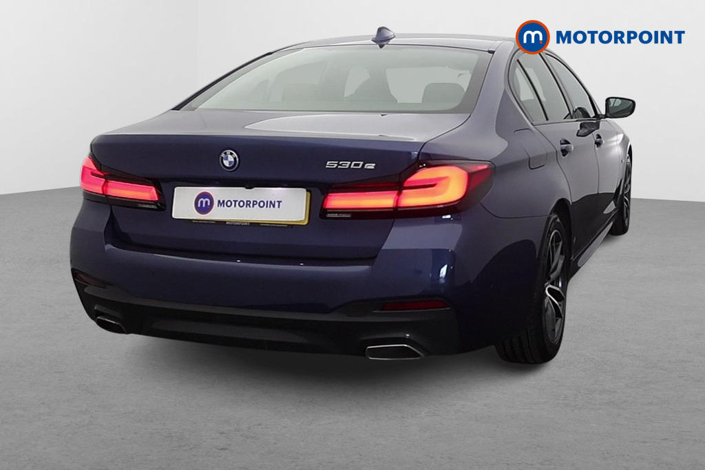BMW 5 Series M Sport Automatic Petrol Plug-In Hybrid Saloon - Stock Number (1623957) - Drivers side rear corner