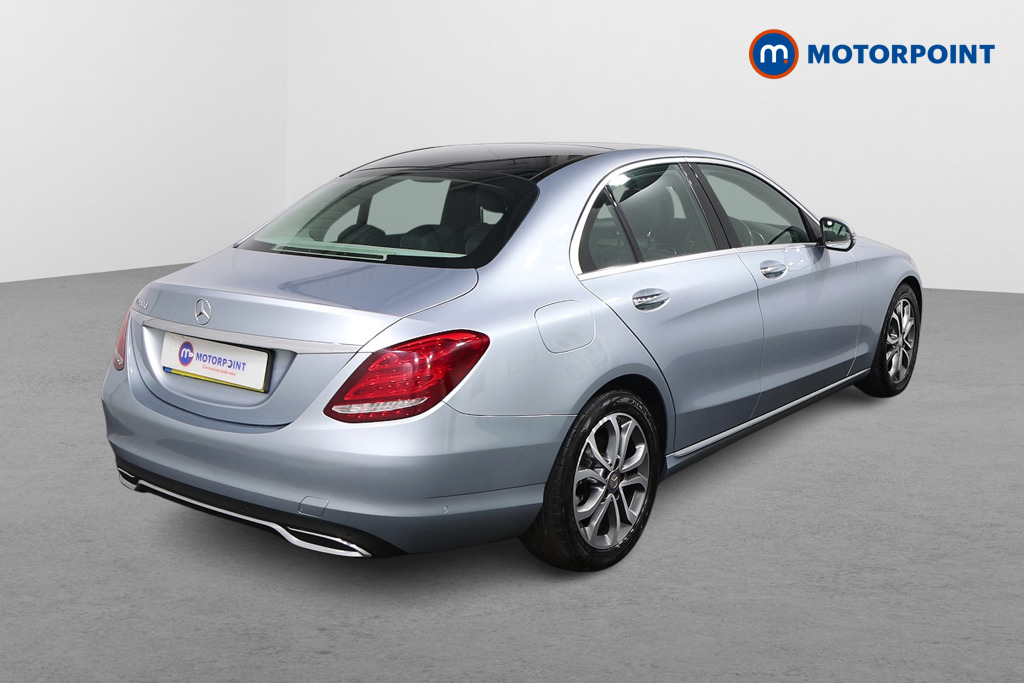 Mercedes-Benz C Class Sport Automatic Diesel Saloon - Stock Number (1603934) - Drivers side rear corner