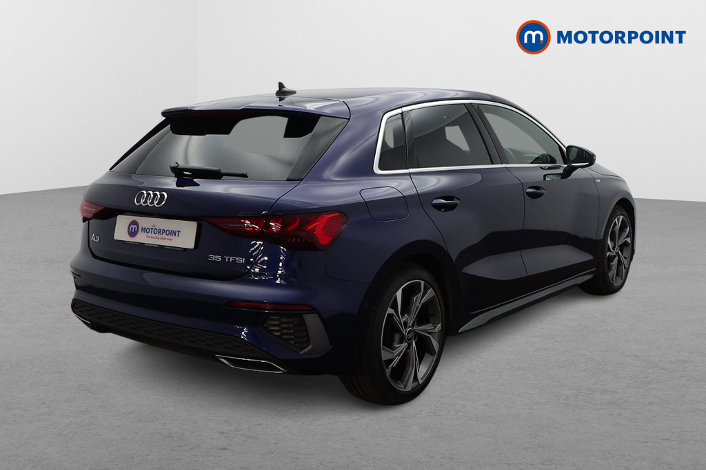 Audi A3 S Line Automatic Petrol Hatchback - Stock Number (1622368) - Drivers side rear corner