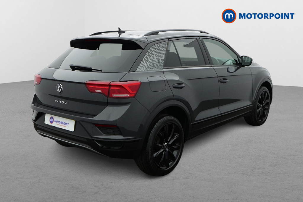 Volkswagen T-Roc Black Edition Automatic Petrol SUV - Stock Number (1626750) - Drivers side rear corner