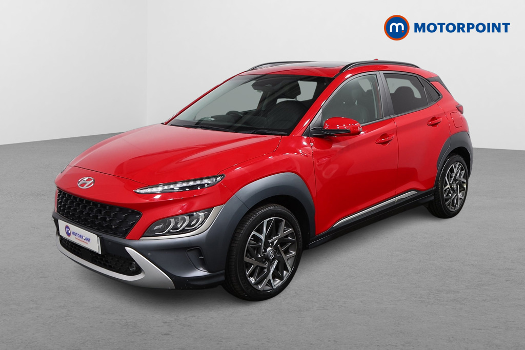 Hyundai Kona Ultimate Automatic Petrol-Electric Hybrid SUV - Stock Number (1628782) - Passenger side front corner