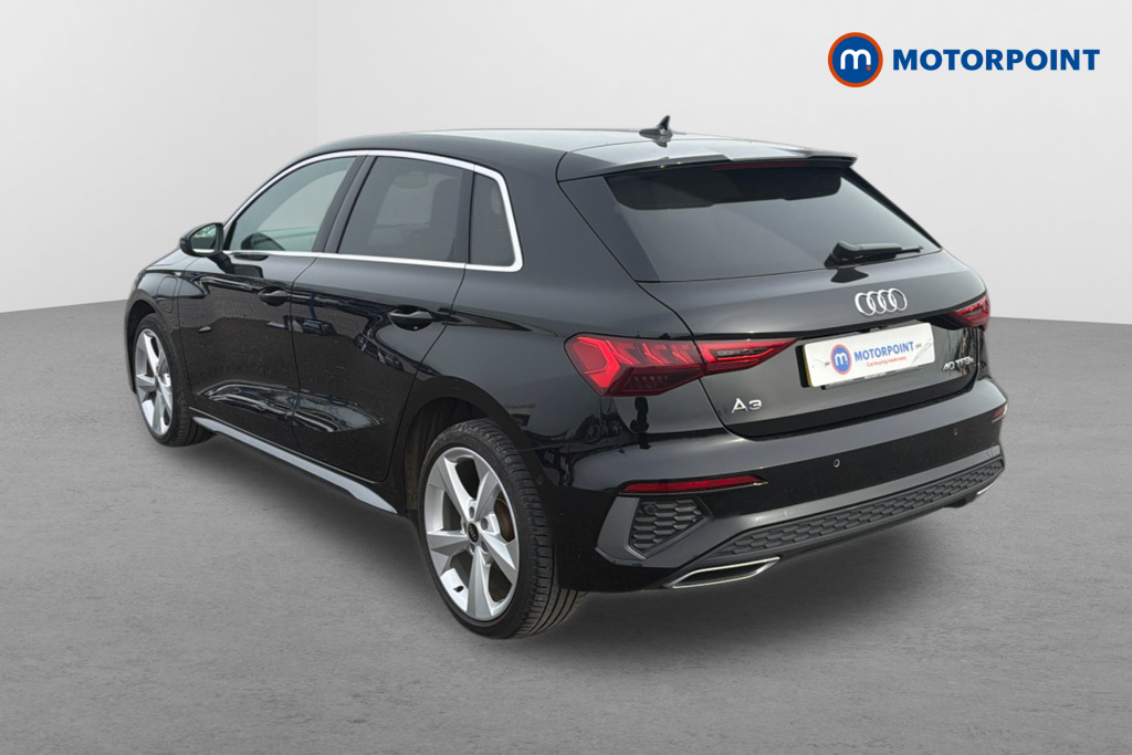 Audi A3 S Line Automatic Petrol Plug-In Hybrid Hatchback - Stock Number (1627392) - Passenger side rear corner