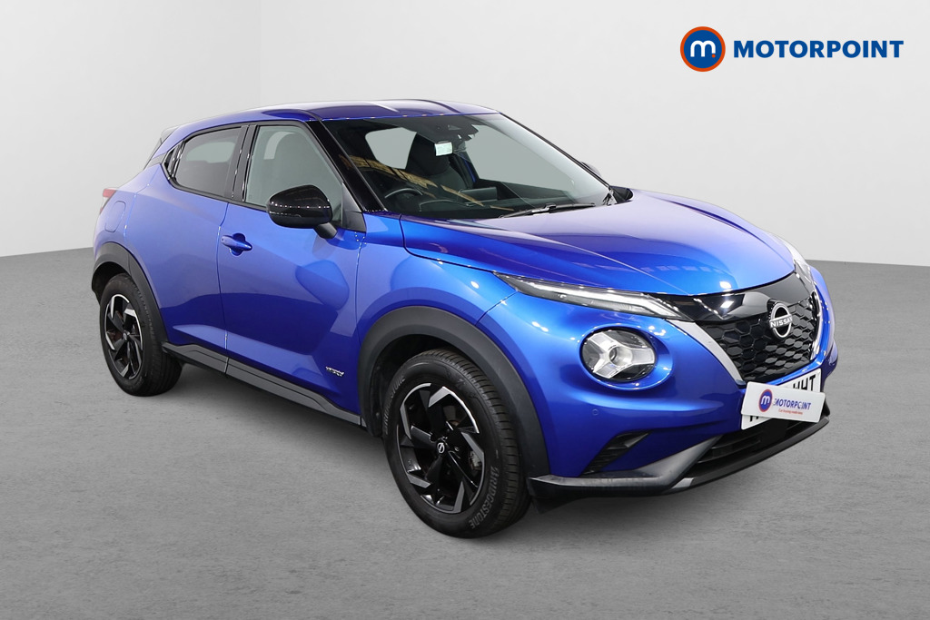 Nissan Juke N-Connecta Automatic Petrol-Electric Hybrid SUV - Stock Number (1628327) - Drivers side front corner