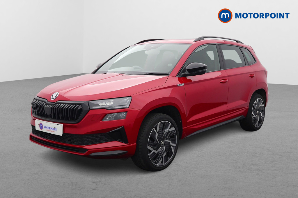 Skoda Karoq Sportline Automatic Petrol SUV - Stock Number (1612790) - Passenger side front corner