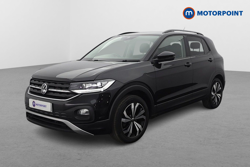 Volkswagen T-Cross Black Edition Manual Petrol SUV - Stock Number (1622525) - Passenger side front corner
