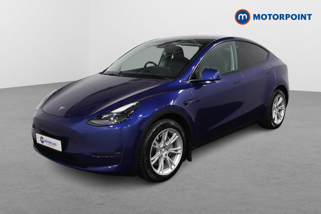 Tesla Model Y Long Range Automatic Electric SUV - Stock Number (1623439) - Passenger side front corner