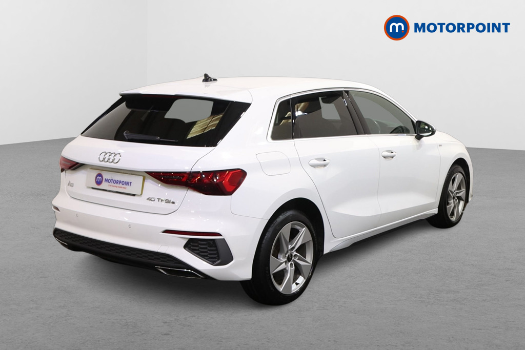 Audi A3 S Line Automatic Petrol Plug-In Hybrid Hatchback - Stock Number (1628576) - Drivers side rear corner