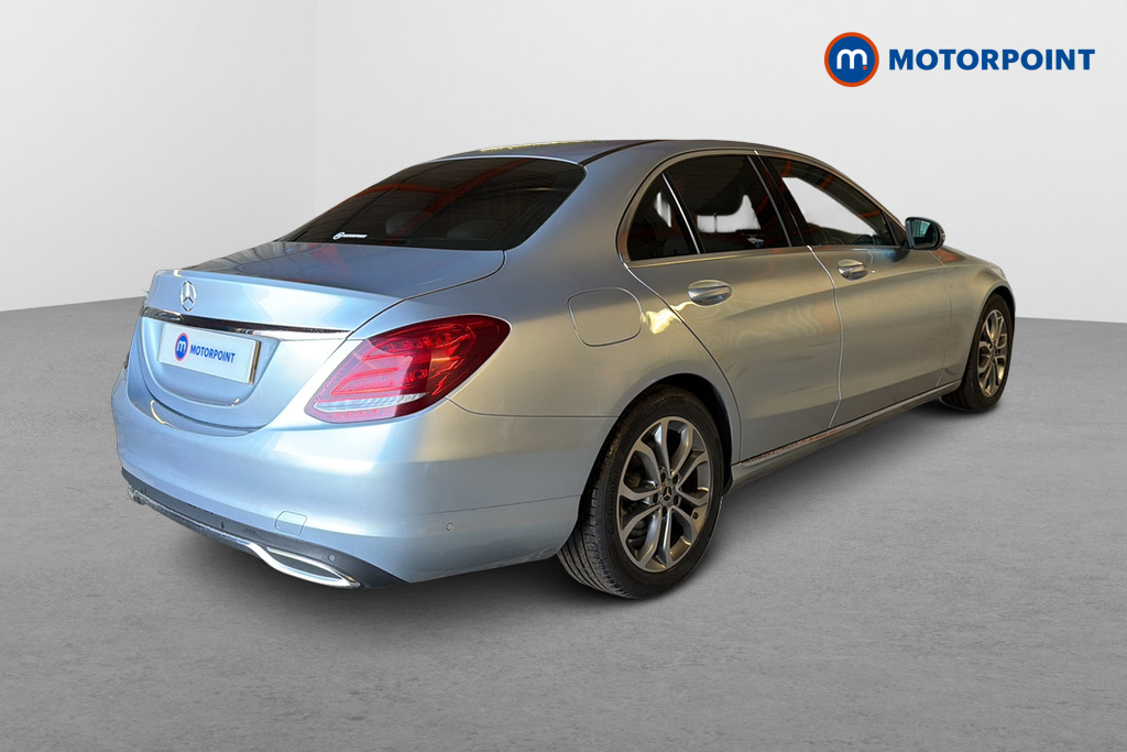Mercedes-Benz C Class Sport Manual Petrol Saloon - Stock Number (1628837) - Passenger side rear corner
