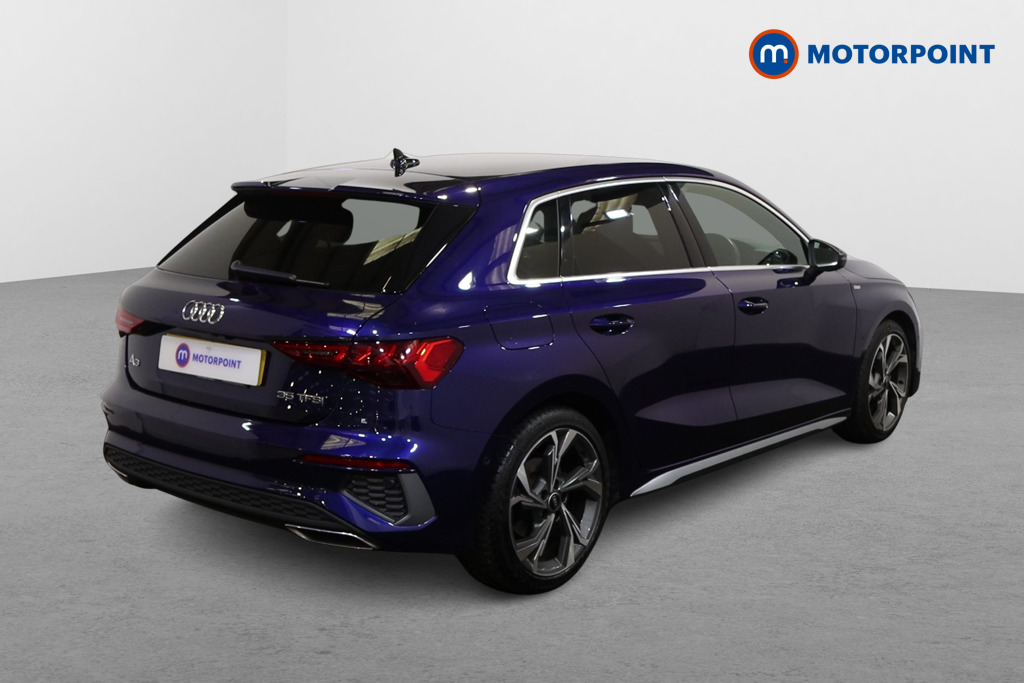 Audi A3 S Line Manual Petrol Hatchback - Stock Number (1629227) - Drivers side rear corner