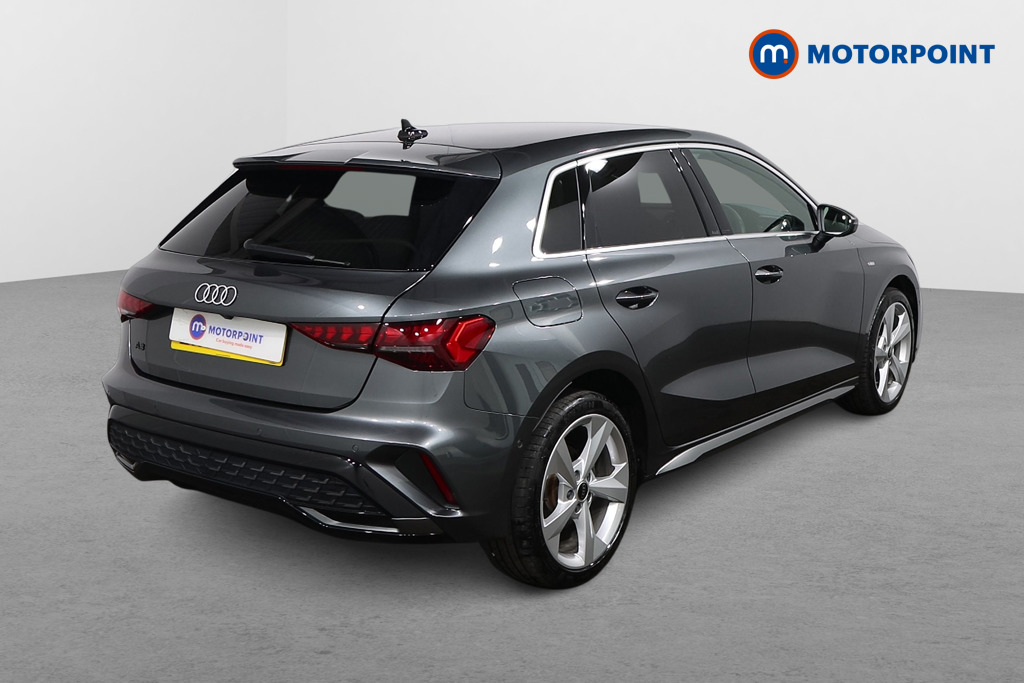 Audi A3 S Line Automatic Petrol Plug-In Hybrid Hatchback - Stock Number (1629241) - Drivers side rear corner
