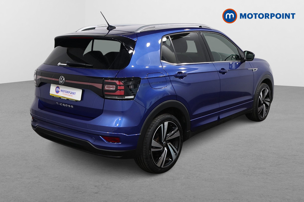 Volkswagen T-Cross R-Line Manual Petrol SUV - Stock Number (1624630) - Drivers side rear corner