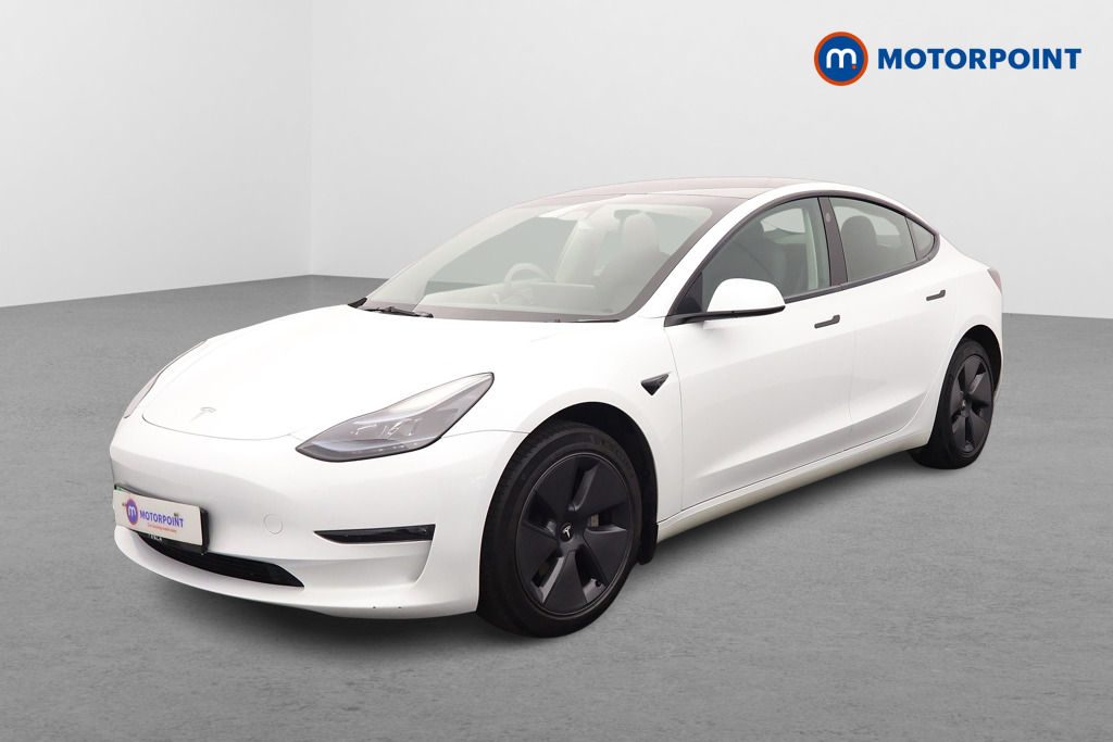 Tesla Model 3 Long Range Automatic Electric Saloon - Stock Number (1628977) - Passenger side front corner