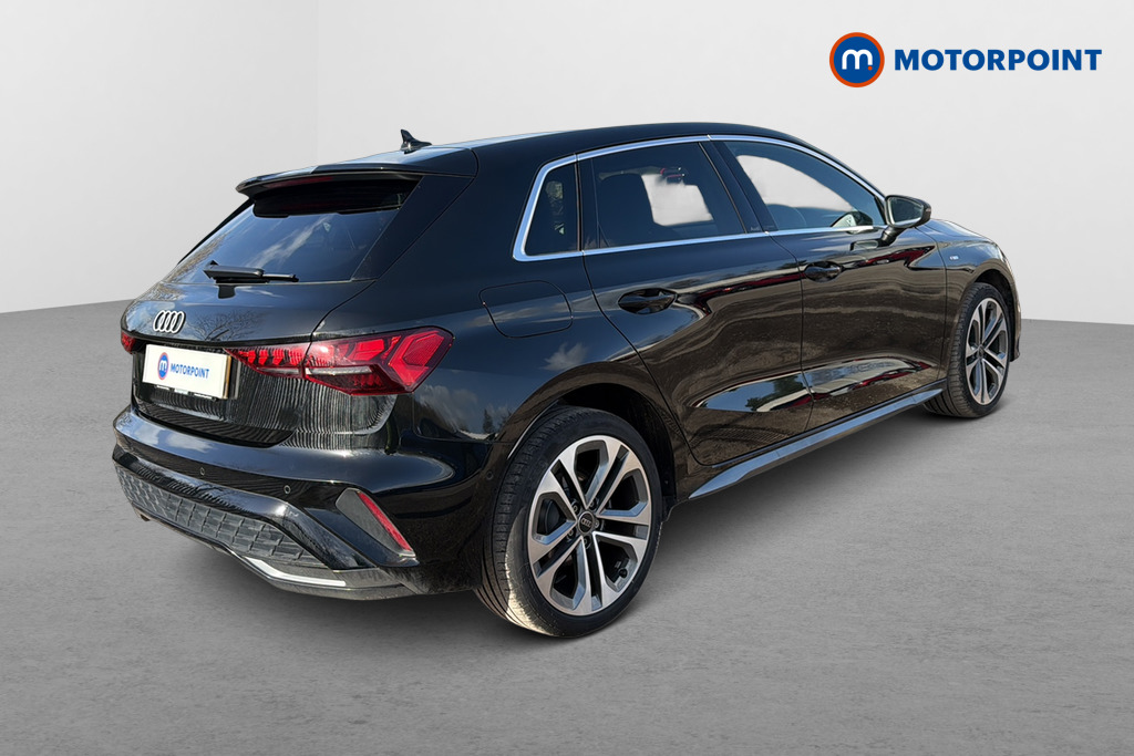 Audi A3 S Line Automatic Petrol Plug-In Hybrid Hatchback - Stock Number (1630220) - Passenger side rear corner