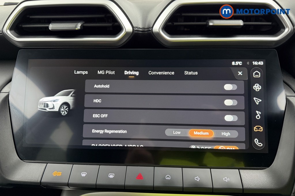 Mg Motor Uk ZS Trophy Automatic Petrol-Electric Hybrid SUV - Stock Number (1625581) - 11th supplementary image