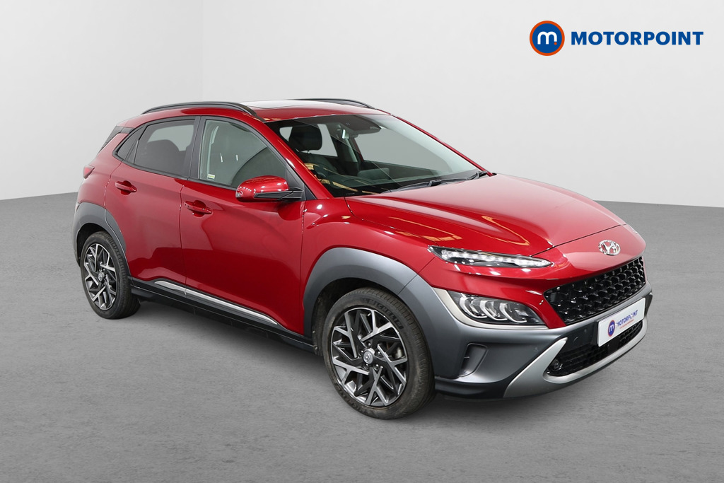 Hyundai Kona Ultimate Automatic Petrol-Electric Hybrid SUV - Stock Number (1625854) - Drivers side front corner
