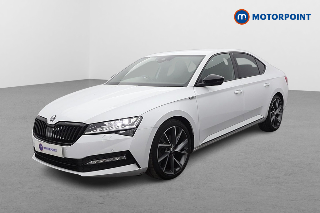 Skoda Superb Sport Line Plus Automatic Petrol Hatchback - Stock Number (1626107) - Passenger side front corner