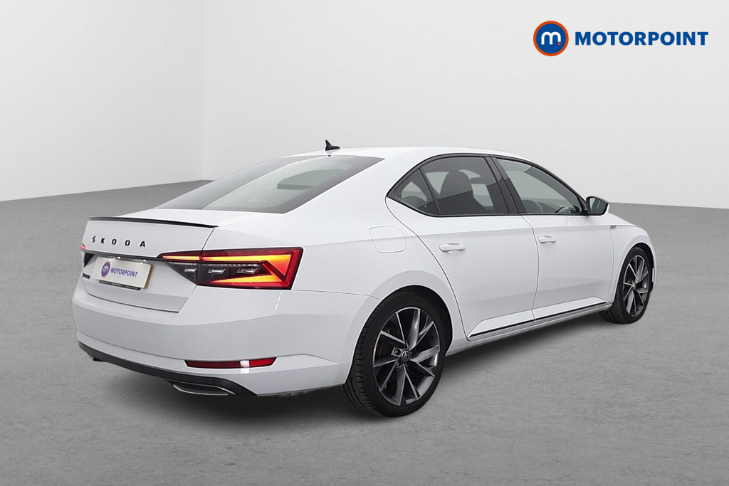 Skoda Superb Sport Line Plus Automatic Petrol Hatchback - Stock Number (1626107) - Drivers side rear corner