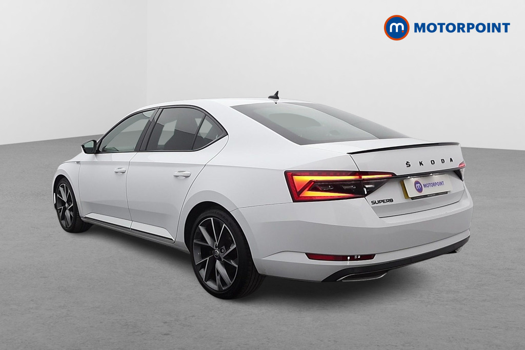 Skoda Superb Sport Line Plus Automatic Petrol Hatchback - Stock Number (1626107) - Passenger side rear corner