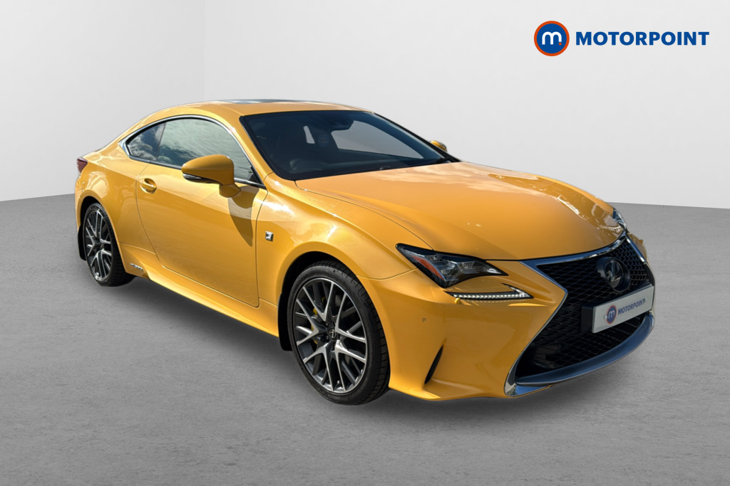 Lexus RC F-Sport Automatic Petrol-Electric Hybrid Coupe - Stock Number (1626652) - Drivers side front corner