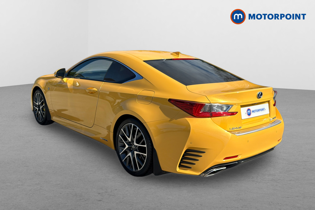 Lexus RC F-Sport Automatic Petrol-Electric Hybrid Coupe - Stock Number (1626652) - Passenger side rear corner