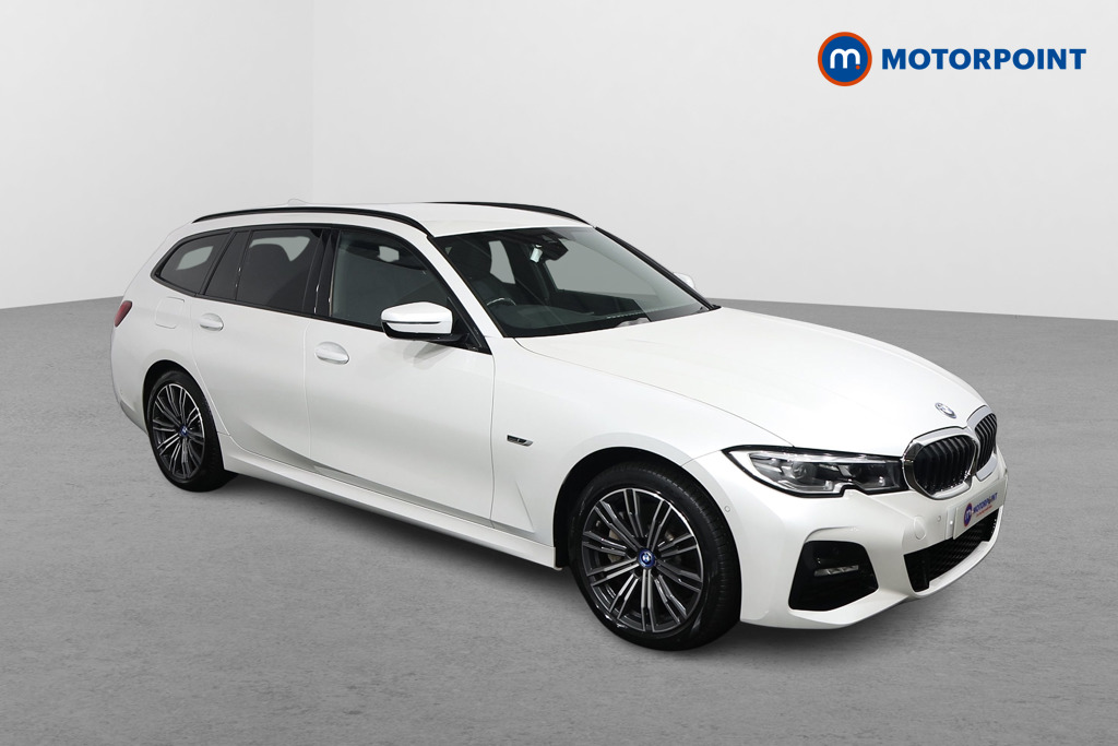 BMW 3 Series M Sport Automatic Petrol Plug-In Hybrid Estate - Stock Number (1607264) - Drivers side front corner