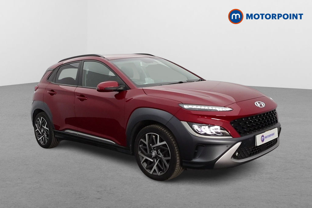 Hyundai Kona Ultimate Automatic Petrol-Electric Hybrid SUV - Stock Number (1611684) - Drivers side front corner