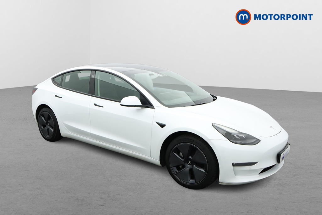 Tesla Model 3 Long Range Automatic Electric Saloon - Stock Number (1617611) - Drivers side front corner