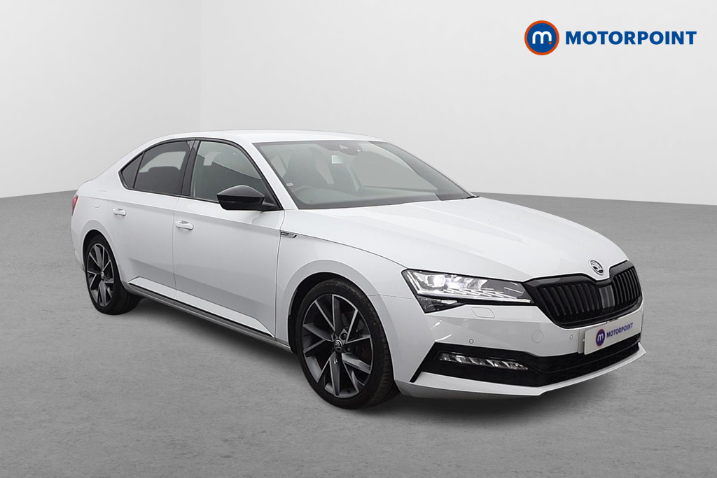 Skoda Superb Sport Line Plus Automatic Petrol Hatchback - Stock Number (1626107) - Drivers side front corner