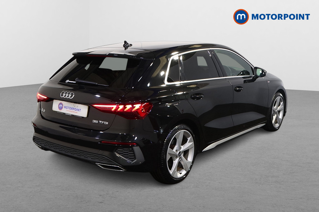 Audi A3 S Line Automatic Petrol Hatchback - Stock Number (1628953) - Drivers side rear corner