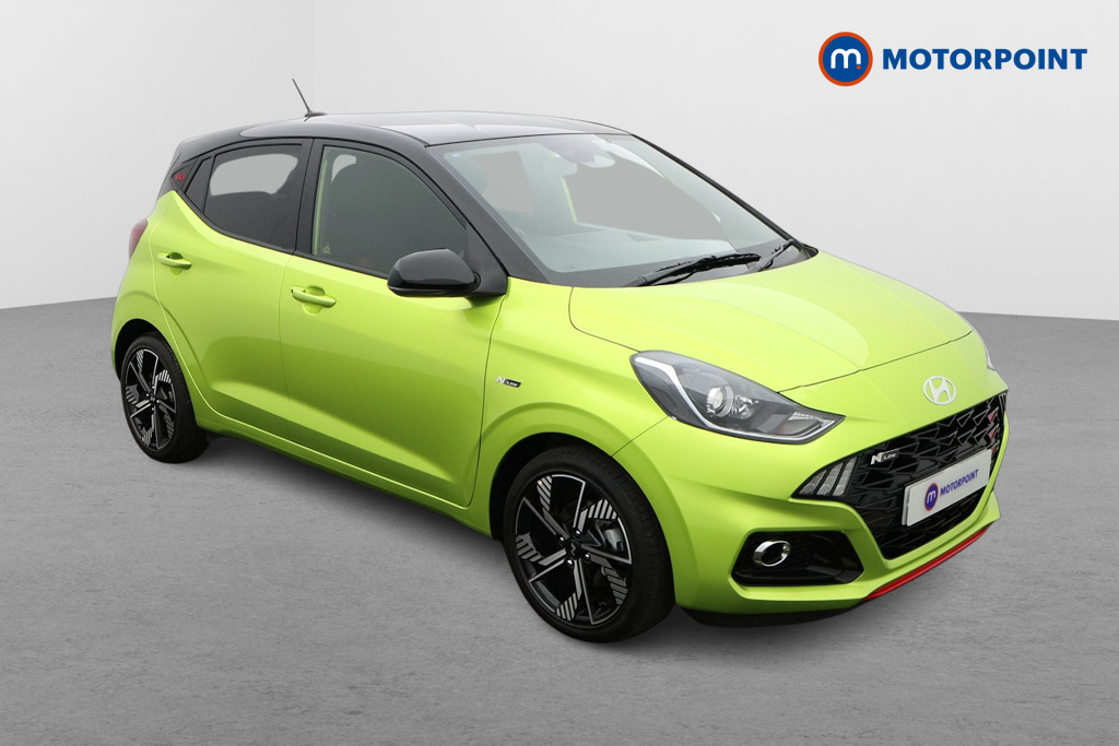 Hyundai I10 N Line Manual Petrol Hatchback - Stock Number (1629280) - Drivers side front corner