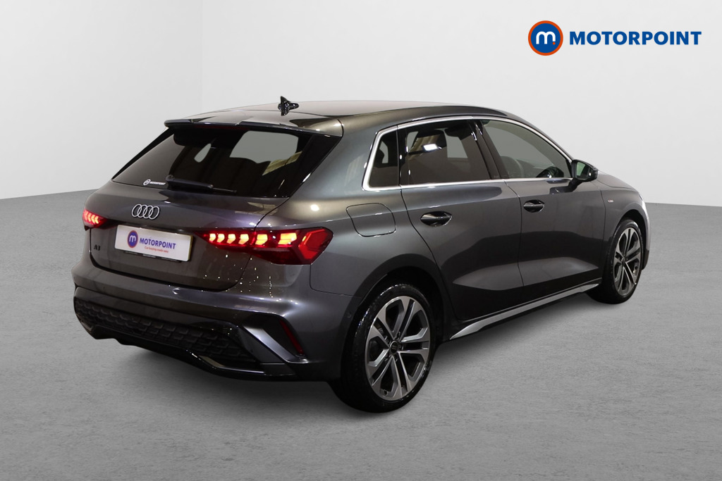 Audi A3 S Line Automatic Petrol Plug-In Hybrid Hatchback - Stock Number (1631196) - Drivers side rear corner