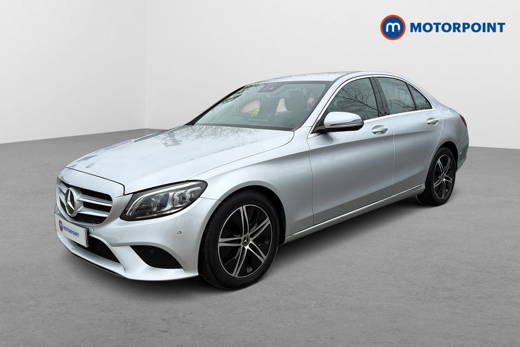 Mercedes-Benz C Class Sport Automatic Petrol Saloon - Stock Number (1631800) - Passenger side front corner